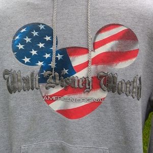 Walt Disney World Mickey Patriotic Hoodie LG(?)